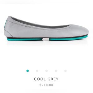 NEW Tieks Women's Cool Grey Ballet Flats Size 10